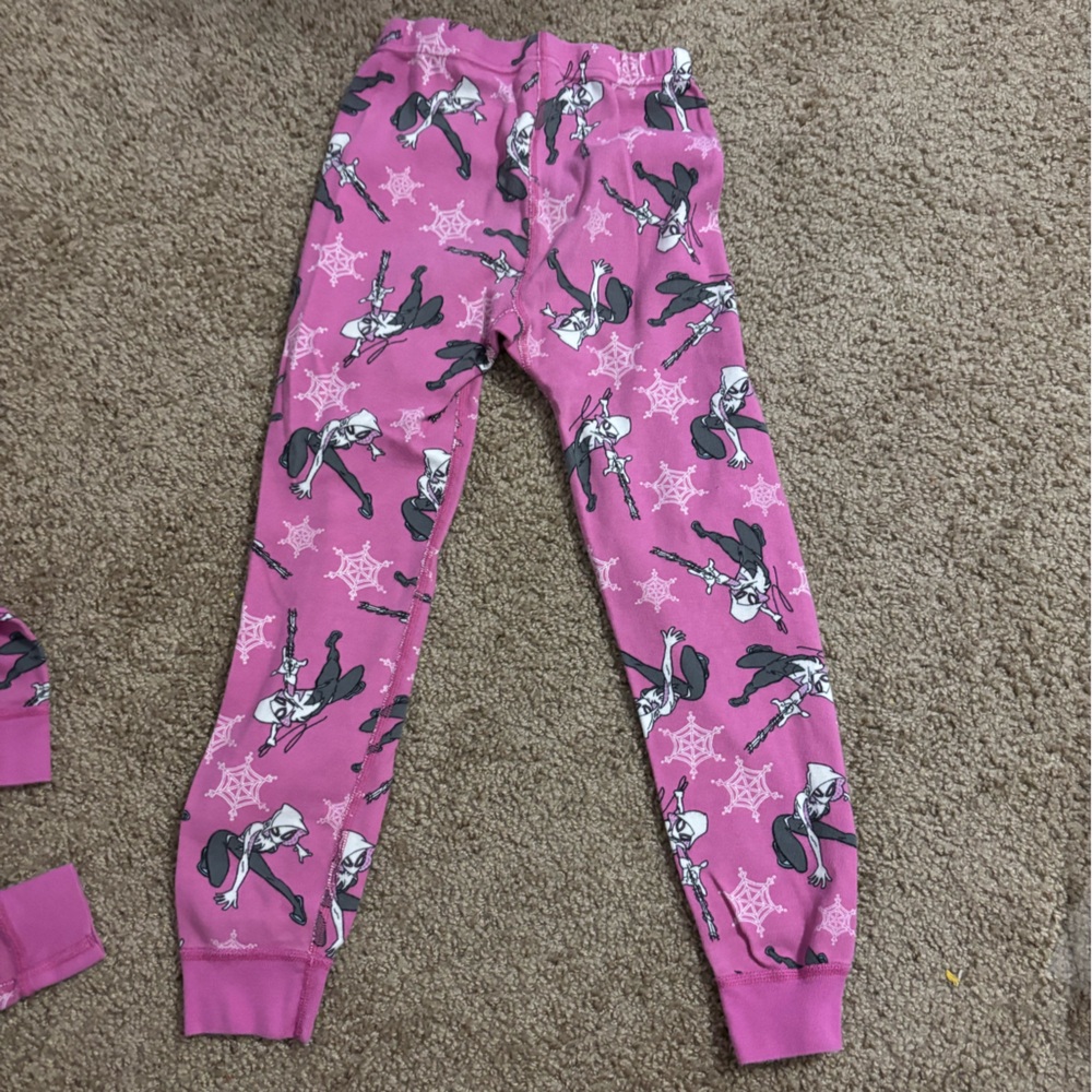Hanna Andersson Marvel Spidergirl Pajamas Size 120 6-7 - Picture 5 of 6